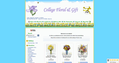 Desktop Screenshot of collegefloral.com